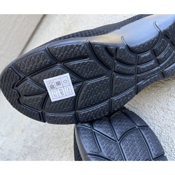 New! Skechers Arch Fit Refine Don't Go Women's 7 Sneaker 104164W Wide Black - Picture 11 of 13
